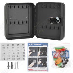 Combination Lock Metal Key Storage Cabinet Wall-Mounted Lockable Safe Box Combination Lock Metal Key Storage Cabinet Wall-Mounted Lockable Safe Box