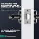 Fingerprint Door Lock Digital Password Smart Entry Bluetooth Key APP Security