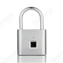 Fingerprint Lock Security Keyless Smart Padlock USB Rechargeable Digital Quick Unlock Door Lock Fingerprint Lock Security Keyless Smart Padlock USB Rechargeable Digital Quick Unlock Door Lock