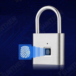 Fingerprint Lock Security Keyless Smart Padlock USB Rechargeable Digital Quick Unlock Door Lock Fingerprint Lock Security Keyless Smart Padlock USB Rechargeable Digital Quick Unlock Door Lock