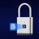 Fingerprint Lock Security Keyless Smart Padlock USB Rechargeable Digital Quick Unlock Door Lock