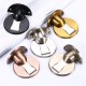 Heavy Duty Zinc Alloy Magnetic Door Stopper Hidden Floor Mount Door Catch Punching Door Holder w/ 3M Sticker