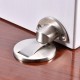 Heavy Duty Zinc Alloy Magnetic Door Stopper Hidden Floor Mount Door Catch Punching Door Holder w/ 3M Sticker