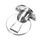 Heavy Duty Zinc Alloy Magnetic Door Stopper Hidden Floor Mount Door Catch Punching Door Holder w/ 3M Sticker