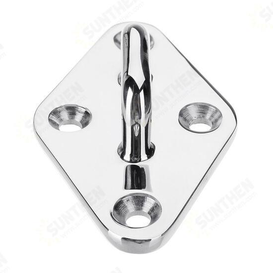 Marine Diamond shaped Fitting Cruise Hardware 316 Stainless Steel Sun Shade Sail Hardware