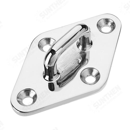 Marine Diamond shaped Fitting Cruise Hardware 316 Stainless Steel Sun Shade Sail Hardware