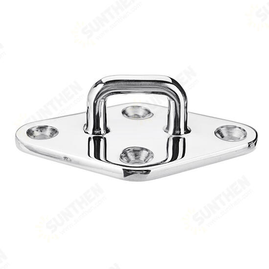 Marine Diamond shaped Fitting Cruise Hardware 316 Stainless Steel Sun Shade Sail Hardware