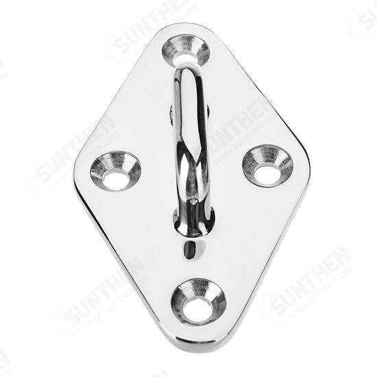 Marine Diamond shaped Fitting Cruise Hardware 316 Stainless Steel Sun Shade Sail Hardware