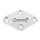 Marine Diamond shaped Fitting Cruise Hardware 316 Stainless Steel Sun Shade Sail Hardware