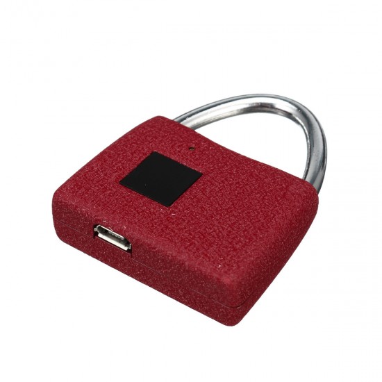 Portable Smart Keyless Luggage Door Lock Anti Theft Fingerprint Security Padlock