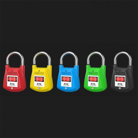 SC02 Padlock IC Card Zinc Alloy Waterproof Lock Property Management Door Lock
