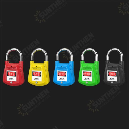 SC02 Padlock IC Card Zinc Alloy Waterproof Lock Property Management Door Lock