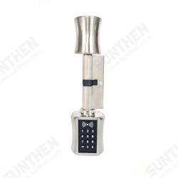 Smart Cylinder Lock European Style Electronic Door Lock Digital Keypad Code RFID Card Keyless Lock For Home Hotel Apartment