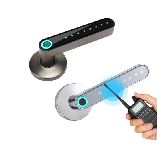 Smart Key Door Lock Fingerprint bluetooth Password Touchscreen Home Entry Safe