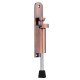 Solid Heavy Duty Zinc Alloy Extended Magnetic Door Stopper Hidden Foot Pedal Floor Mount Door Catch Punching Door Holder