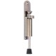 Solid Heavy Duty Zinc Alloy Extended Magnetic Door Stopper Hidden Foot Pedal Floor Mount Door Catch Punching Door Holder