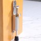 Solid Heavy Duty Zinc Alloy Extended Magnetic Door Stopper Hidden Foot Pedal Floor Mount Door Catch Punching Door Holder