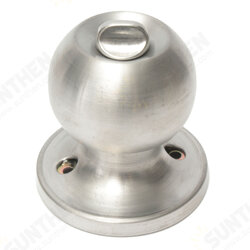 Stainless Steel Bathroom Round Ball Door Knob Set Handle Privacy Lock No Key Stainless Steel Bathroom Round Ball Door Knob Set Handle Privacy Lock No Key