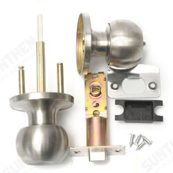 Stainless Steel Bathroom Round Ball Door Knob Set Handle Privacy Lock No Key Stainless Steel Bathroom Round Ball Door Knob Set Handle Privacy Lock No Key