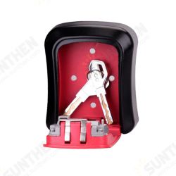Wall Mounted 4-Digit Combination Lock Key Safe Storage Box Home Gate Coffer Wall Mounted 4-Digit Combination Lock Key Safe Storage Box Home Gate Coffer
