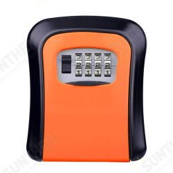 Wall Mounted 4-Digit Combination Lock Key Safe Storage Box Home Gate Coffer Wall Mounted 4-Digit Combination Lock Key Safe Storage Box Home Gate Coffer