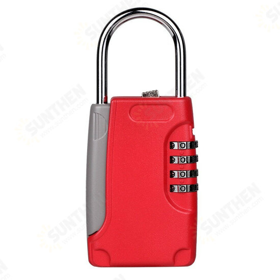 Zinc Alloy Portable Anti Theft Key Storage Box with 4-digit Mechanical Password Code Lock