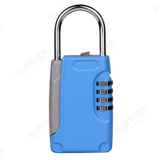 Zinc Alloy Portable Anti Theft Key Storage Box with 4-digit Mechanical Password Code Lock