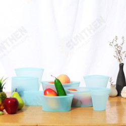 Zip Lock Leakproof Kitchen Storage Container-Completely Plastic-Free Reusable Food Storage Zip Lock Leakproof Kitchen Storage Container-Completely Plastic-Free Reusable Food Storage