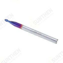 0.5-2mm 2 Flutes Blue Coated Spiral Ball Nose End Mill Tungsten Steel CNC Carbide Milling Cutter 0.5-2mm 2 Flutes Blue Coated Spiral Ball Nose End Mill Tungsten Steel CNC Carbide Milling Cutter