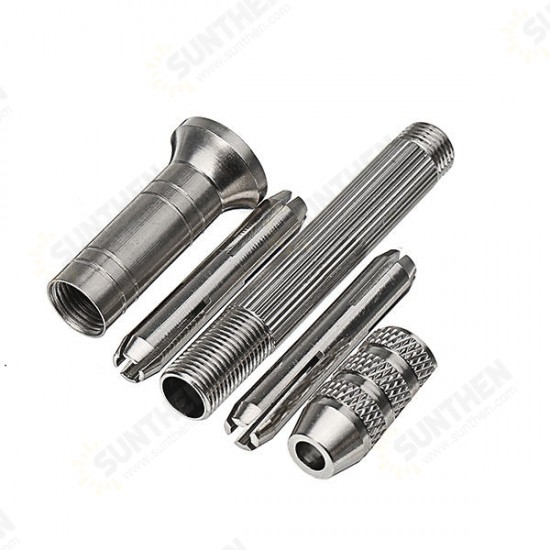 0.5-3.0mm Mini Hand Drill With 10pcs 0.8-3.0mm Twist Drill Bits Set Wood Bodhi Plastic Drilling Kit