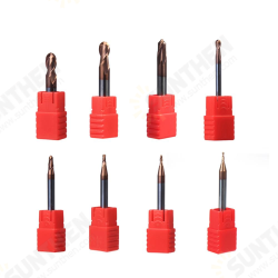 0.5-4mm Carbide AlTiN HRC55 Ball Nose Milling Cutter Tungsten Steel End Mill Cutter 0.5-4mm Carbide AlTiN HRC55 Ball Nose Milling Cutter Tungsten Steel End Mill Cutter