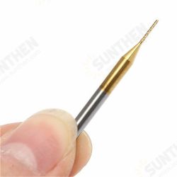 0.6mm Tungsten Steel Titanium Coat Carbide End Mill CNC PCB Rotary Burr Milling Cutter 0.6mm Tungsten Steel Titanium Coat Carbide End Mill CNC PCB Rotary Burr Milling Cutter
