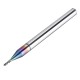 1-10mm 3 Flute Milling Cutter Colorful Coating Tungsten Steel Drill Bit CNC Tool