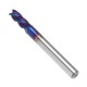 1-10mm 4 Flutes Tungsten Carbide Milling Cutter HRC65 Blue NACO Coated Milling Cutter CNC Tool