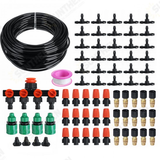 10-50M Auto Irrigation System Water Hose Plants Garden Watering Micro Drip Kit 10/20/30/40/50 Meters