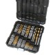 100/130pcs HSS Twist Drill Bit Set Titanium-Coated Drill Bits Woodworking Masonry Drill for Wood Steel 100/130pcs HSS Twist Drill Bit Set Titanium-Coated Drill Bits Woodworking Masonry Drill for Wood Steel