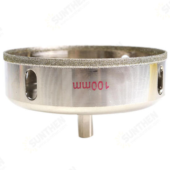 100mm Diamond Coated Core Drill Bit Tile Marble Glass Ceramic Hole Saw Cutter 100mm Diamond Coated Core Drill Bit Tile Marble Glass Ceramic Hole Saw Cutter