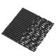 100pcs 1/2/3/4/5mm Twist Drill Bits Set HSS Straight Shank Black Coated Woodworking Drill Bits