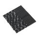 100pcs 1/2/3/4/5mm Twist Drill Bits Set HSS Straight Shank Black Coated Woodworking Drill Bits