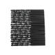 100pcs 1/2/3/4/5mm Twist Drill Bits Set HSS Straight Shank Black Coated Woodworking Drill Bits