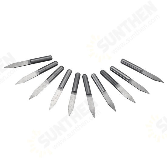 10PCS 0.1mm 30 Degree Engraving Bit V-shape Carbide PCB Board CNC Router Tool 10PCS 0.1mm 30 Degree Engraving Bit V-shape Carbide PCB Board CNC Router Tool