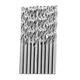 10Pcs 2.2-4.0mm Drill Bit HSS High Speed Steel Straight Shank Twist Drill Bit For Hand Twist Drill