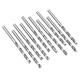 10Pcs 2.2-4.0mm Drill Bit HSS High Speed Steel Straight Shank Twist Drill Bit For Hand Twist Drill