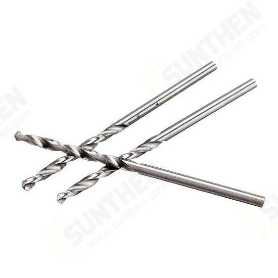 10Pcs 2.2-4.0mm Drill Bit HSS High Speed Steel Straight Shank Twist Drill Bit For Hand Twist Drill