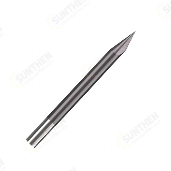 10Pcs 3.175mm Shank 30 Degree 0.1/0.2mm Tip V-shaped Engraving Drill Bit for Engraver CNC Router