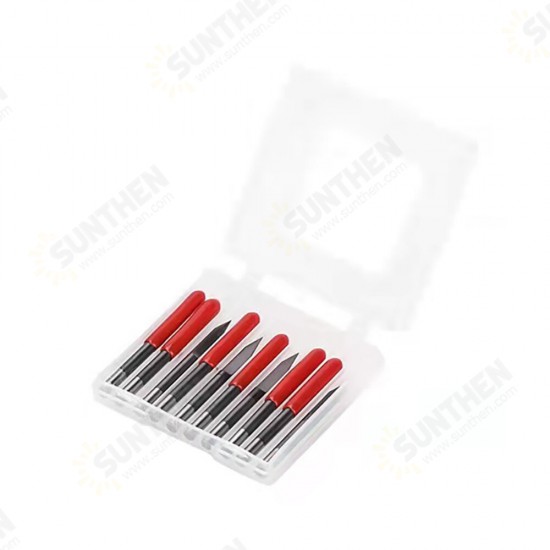10Pcs 3.175mm Shank 30 Degree 0.1/0.2mm Tip V-shaped Engraving Drill Bit for Engraver CNC Router 10Pcs 3.175mm Shank 30 Degree 0.1/0.2mm Tip V-shaped Engraving Drill Bit for Engraver CNC Router
