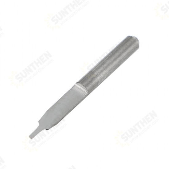 10Pcs 3.175mm Shank V-shape PCB Engraving Drill Bit Single Grooving Flat Bottom 0.8-3mm CNC Router Mill Carbide Milling Cutter Engraving Tool 10Pcs 3.175mm Shank V-shape PCB Engraving Drill Bit Single Grooving Flat Bottom 0.8-3mm CNC Router Mill Carbide Milling Cutter Engraving Tool