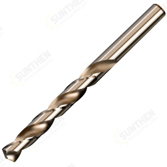 10Pcs 5.2/5.5/6.0/8.5mm M35 High Speed Steel Containing Cobalt Twist Drill Bit Tool for Metal Stainless Steel Drilling