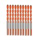 10Pcs 6/8mm Triangular Overlord Drill Metal Perforated Triangle Drill For Ceramic Tile And Glass Concrete Wall