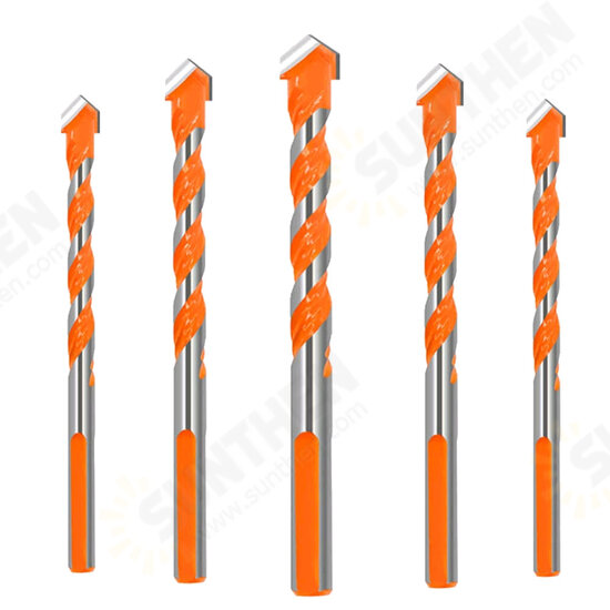 10Pcs 6/8mm Triangular Overlord Drill Metal Perforated Triangle Drill For Ceramic Tile And Glass Concrete Wall